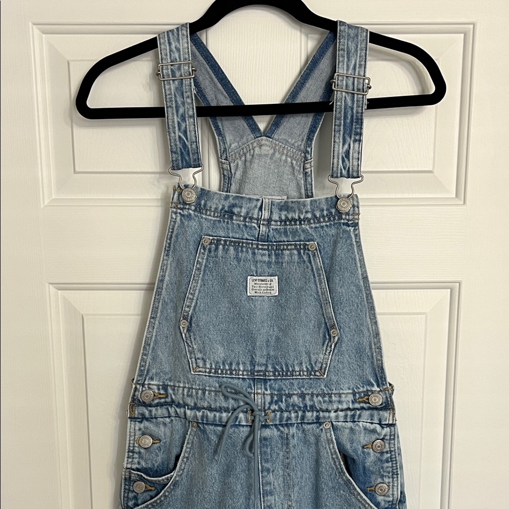 Levi’s Apron Overalls - wide leg with drawstring waist, size Small